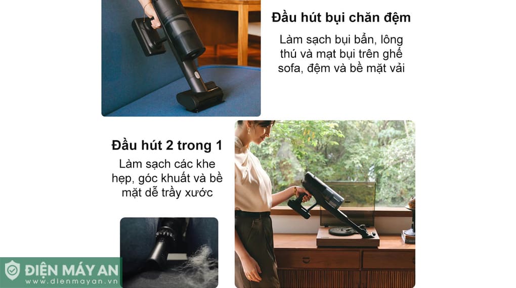 Máy hút bụi cầm tay Roborock H60 Ultra - Đen